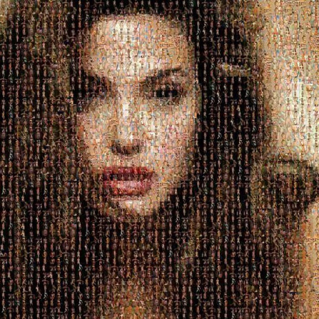 mosaico de fotos angelina jolie
